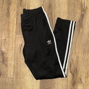 Women's Adidas SST Black Track Pants (Small)